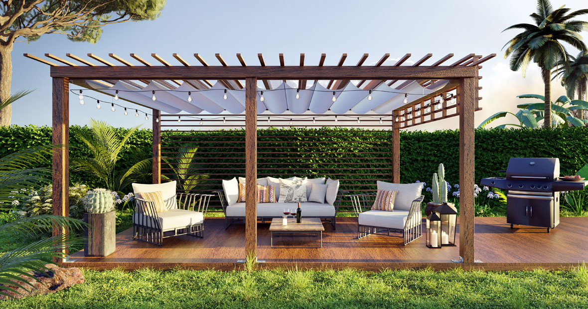 pergola bois